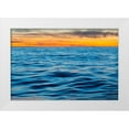 thumbnail image 1 of Su, Keren 32x23 White Modern Wood Framed Museum Art Print Titled - Ocean waves at sunset-Greenland, 1 of 4