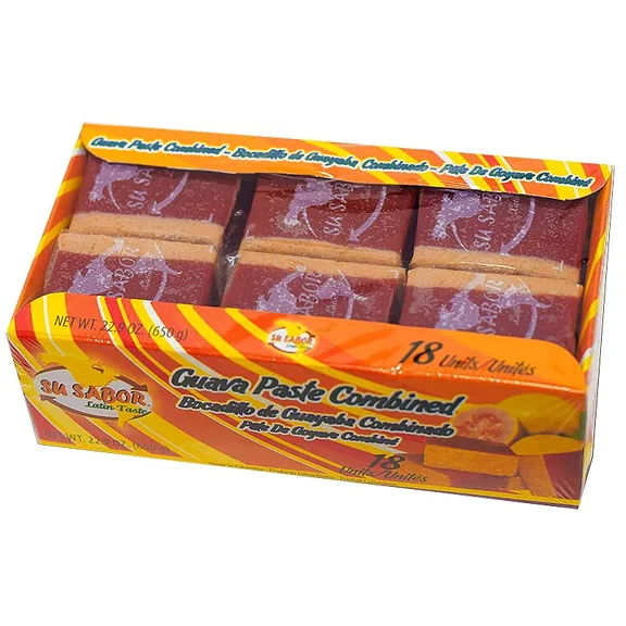 Su Sabor Bocadillo Veleo Combinado 650g Guava Paste Bites - Imported from Colombia