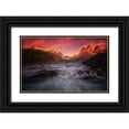 thumbnail image 1 of Su, Yuan 18x13 Black Ornate Wood Framed with Double Matting Museum Art Print Titled - Picturesque, 1 of 4