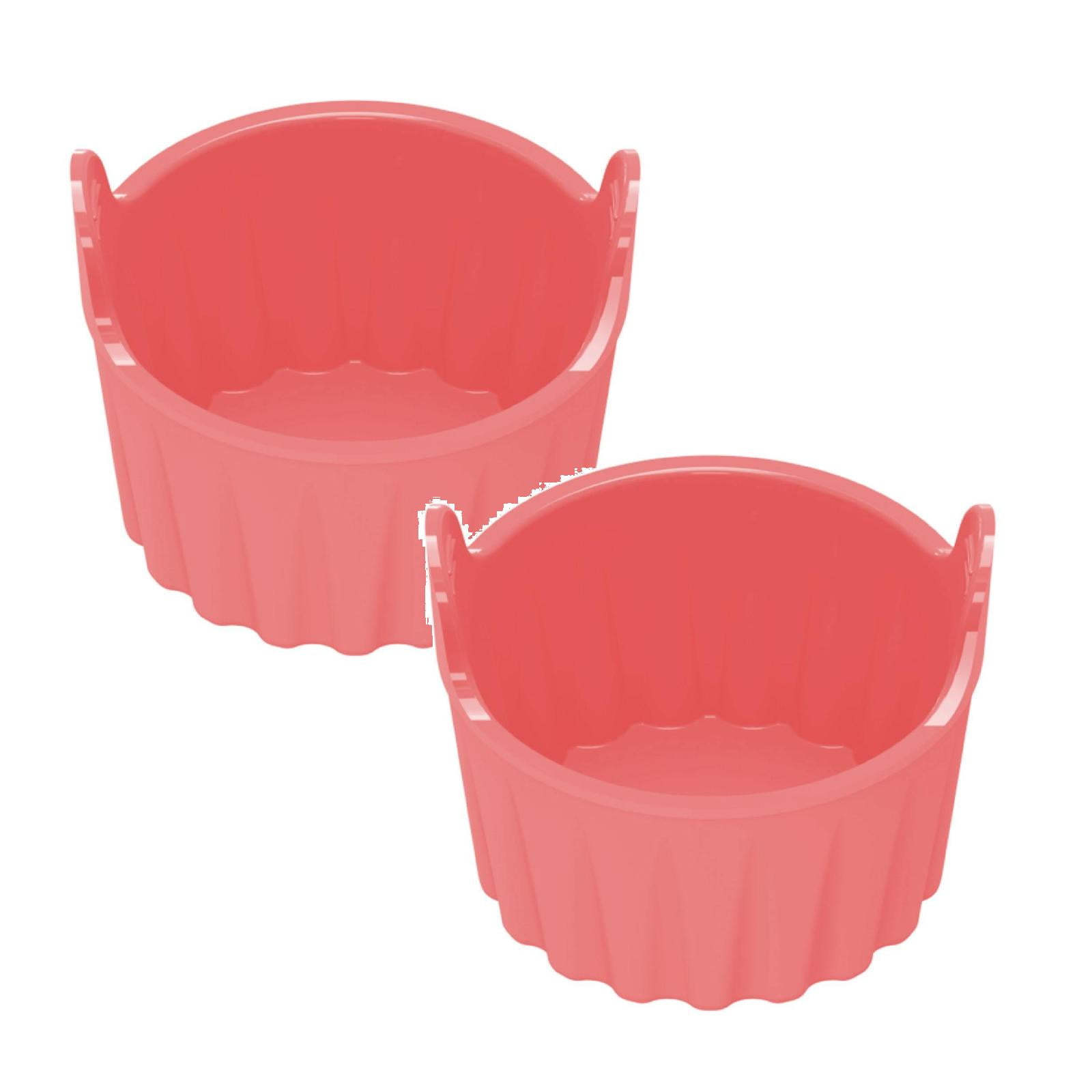 SuChun 2PC Air Fryer Egg Poacher Food Grade Silicone Poached Egg Cups