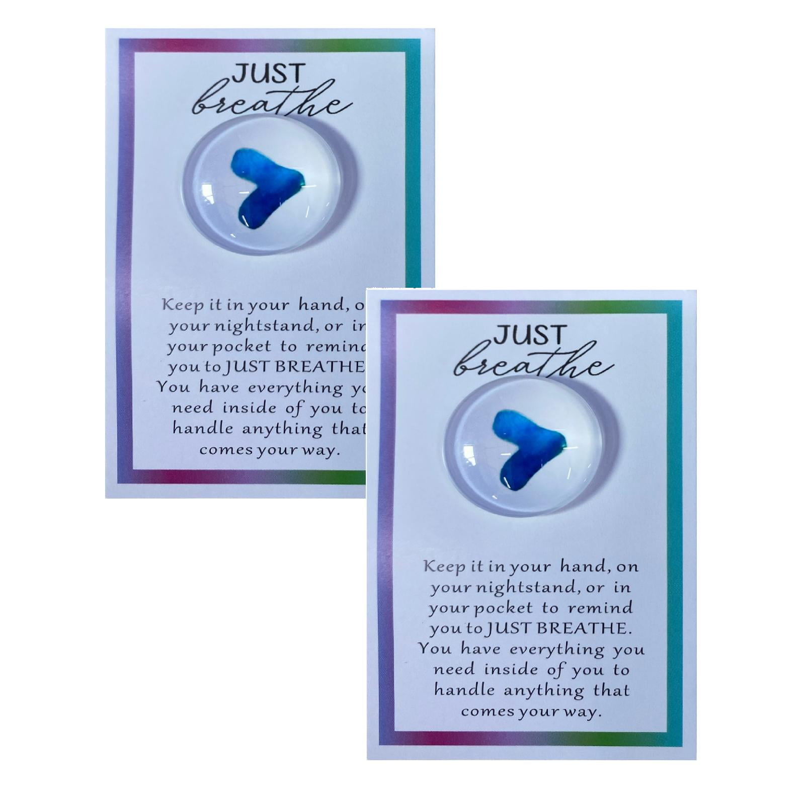 SuChun 2PC Artificial Wreaths Always Near Glass Gem Angelversary