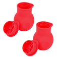 SuChun 2PC Cake Word Molds Baking Silicone Rubber Milk Butter Pot
