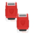 SuChun 2PC Large Pencil Case Roller Stamp Identity Privacy ID
