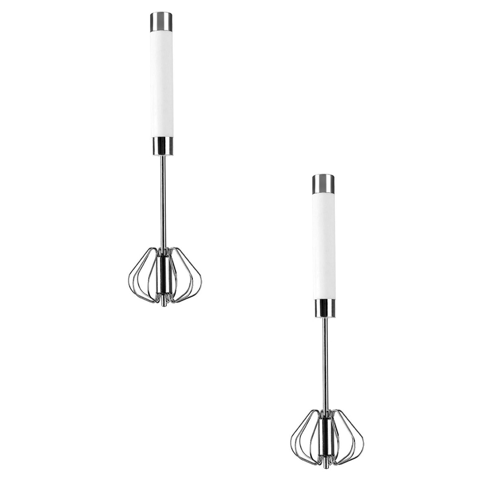 SuChun 2PC Stainless Steel Multifunctional Eggs Whisk Press The Semi