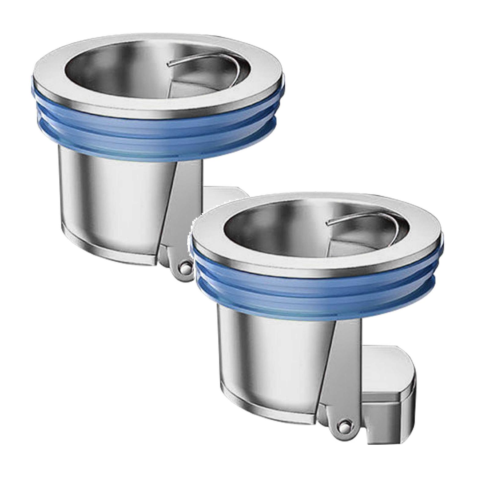 SuChun 2PC Toilet Floor Drain Core Shower Floor Drain Backflow