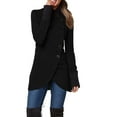 thumbnail image 1 of SuDongPo Women's Winter Coat Long Sleeve Asymmetrical Button Down Warm Jacket Outerwear Casual Coat Solid Color Fall Fashion Outerwear, 1 of 6