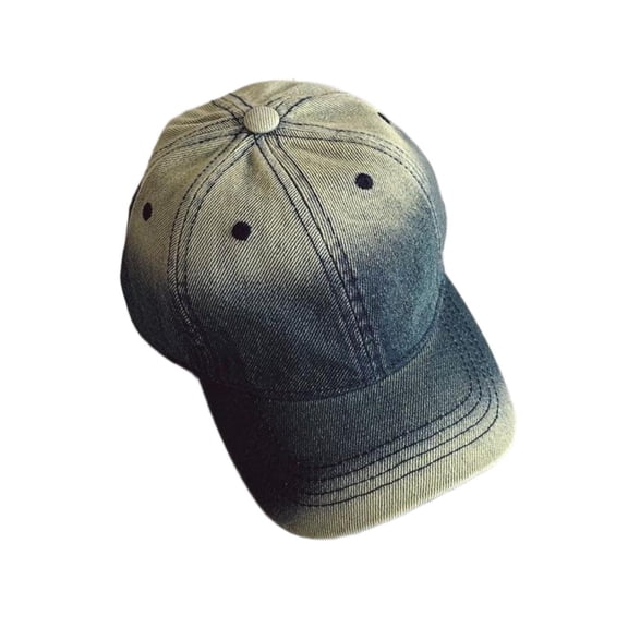 SuTry Big Kids Gradient Baseball Cap Outdoor Casual Hat Fall Winter Structured Hat Daily Headwear(Blue,0-15 Years)