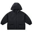 thumbnail image 1 of SuTry Boys' And Girls' Winter Trendy Jacket Windbreaker Waterproof Three In One Outdoor Fleece Hooded Blosues Winter Outdoor Activities(Black#3,12 Years), 1 of 2