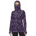thumbnail image 1 of SuTry Camouflage Sun Protection Shirt UV Protection Hooded Long Sleeve with Face Mask Thumb Holes Raglan Sleeve for Women Outdoor Hiking Top, 1 of 7