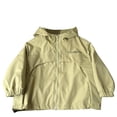 thumbnail image 1 of SuTry Children's Mid Large Age Hooded Jacket Submachine Hooded Jacket with Zipper Closure for Protection Outdoor Wear and Outings(Yellow,8 Years), 1 of 6