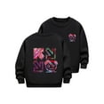 thumbnail image 1 of SuTry Fall Winter Boys' Tops Double Layer Thread Long Sleeve Round Neck Pullover Sweater Base Warm Casual Ideal for Cold Weather(Black#4,150), 1 of 4