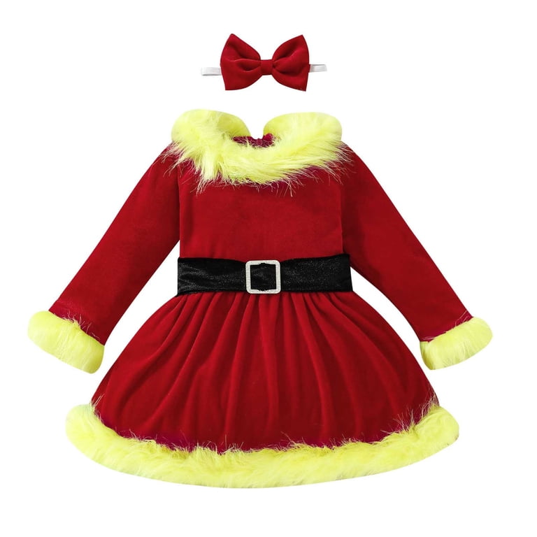 christmas party dress bow Girls Red Bow Party Dress | Valentine, Christmas & Birthday