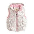 thumbnail image 1 of SuTry Kids Cute Print Hooded Jacket Lightweight Thermal-Lined Pockets Winter Cozy Long Sleeve Fashion Casual Jacket Everyday Wear for Children 3-11 Years(White,10 Years), 1 of 8