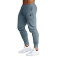 thumbnail image 1 of SuTry Men's Casual Thin Pants for Outdoor Fitness and Running with Small Toe Drawstring Jogger Style Comfy Fabric Trousers for Daily Wear(Dark Gray,S), 1 of 3
