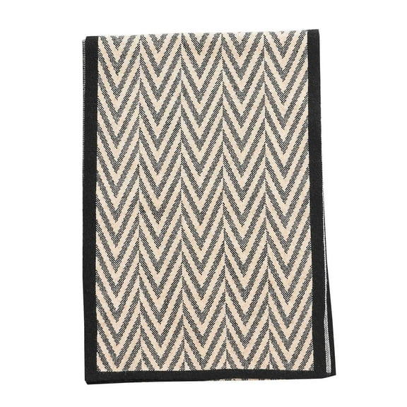 SuTry Men's Leisure Scarves with Pattern Fuzzy Material Winter Cold Protection Ideal for Cold Weather Warmkeeping Suitable for Outdoor(Khaki,Free Size)