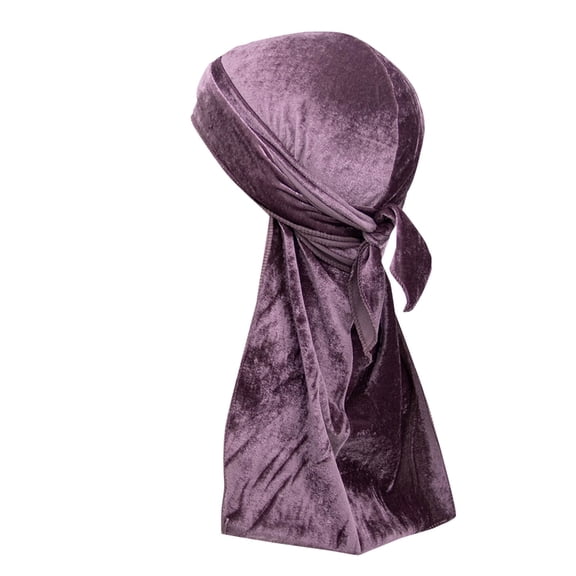 SuTry Men's Solid Color Fashion Hip Hop Durag Pirate Hat Headscarf Headband Headwraps Solid Color Fits Hip Hop Style Pirate Hat(Pink,Free Size)