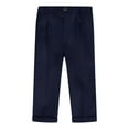 thumbnail image 1 of SuTry Toddler Kids Boy Girl Suit Pants Fashion Cute Solid Color Stripe School Uniform Trousers Daily Base Wearing Clothes(Navy,9 Years), 1 of 2