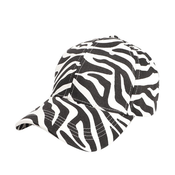SuTry Unisex Zebra Print Baseball Cap Patterned Unconstructed Dad Hat Adjustable Low Profile Classic Casual for Men Women Daily Outdoor Sports Baseball Cap