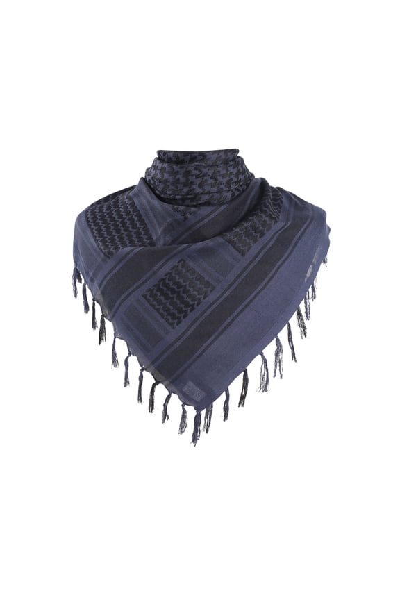 Women's Checkered Pattern Scarves Comfortable Winter Cold Protection Ideal for Cold Weather Warmkeeping Classic Look for Daily Wear(Navy,Free Size)