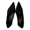 thumbnail image 1 of SuTry Women's Pointed Toe Flats V-Cut Slip On Minimalist Matte Fabric Lightweight Breathable Comfortable Office Commuter Daily Wear Shoes Outerwear(37), 1 of 8