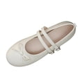 thumbnail image 1 of SuTry Women's Round Toe Flats Glossy PU Leather Slip On Elastic Lace Comfortable Casual Walking Shoes(41), 1 of 9