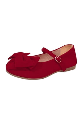Women's Round Toe Mary Jane Flats Bow Decor Adjustable Buckle Strap Comfortable Soft Sole Casual Walking Office School Shoes(36)