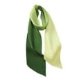 thumbnail image 1 of SuTry Women's Silk Scarves Literature Elegant Style Contrast Color Neckerchiefs Hair Decorations Ideal for Various Uses Adding Stylish Outfit(Army Green,Free Size), 1 of 2
