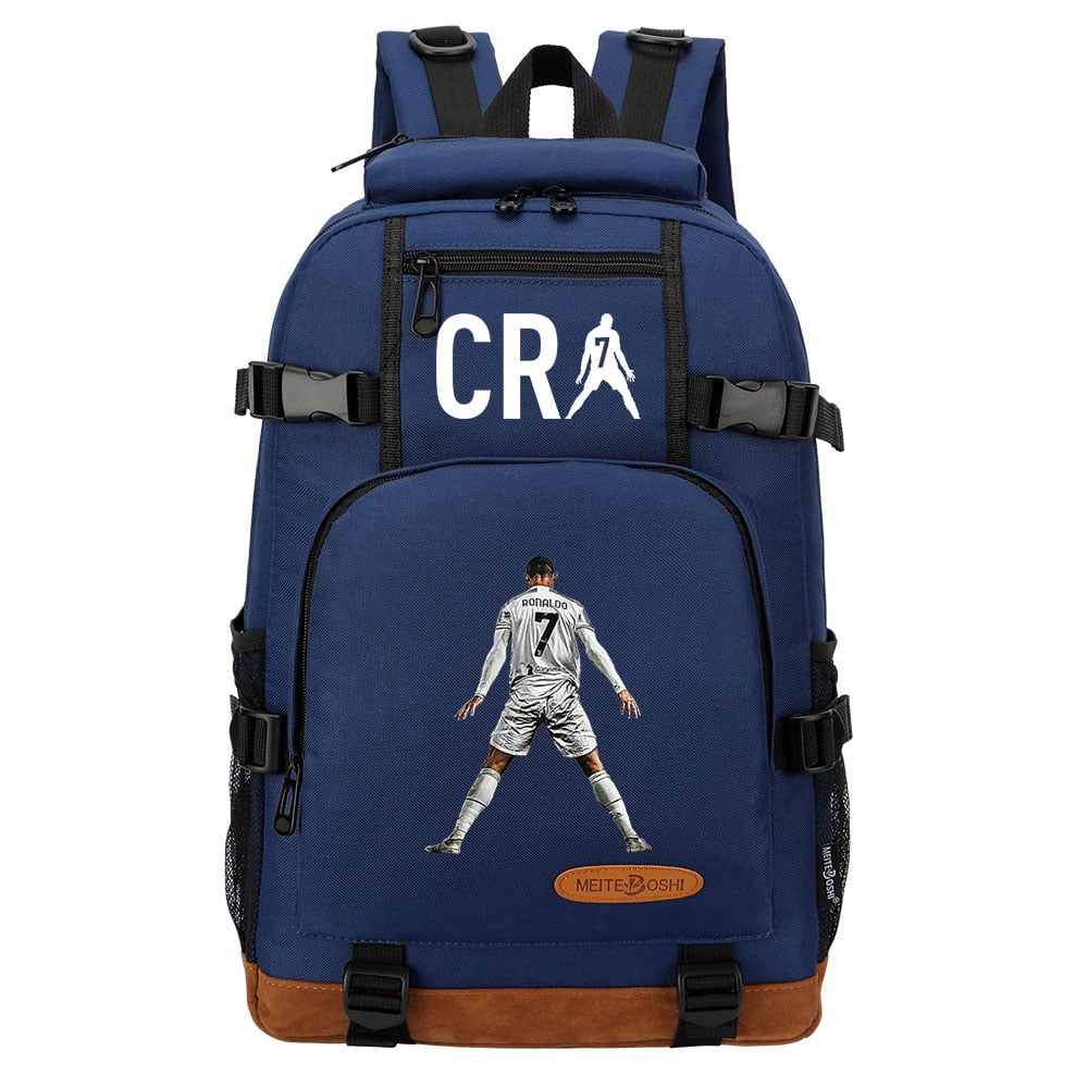 SuZedon Children's Cristiano Ronaldo Cartoon Pattern Square Backpack ...