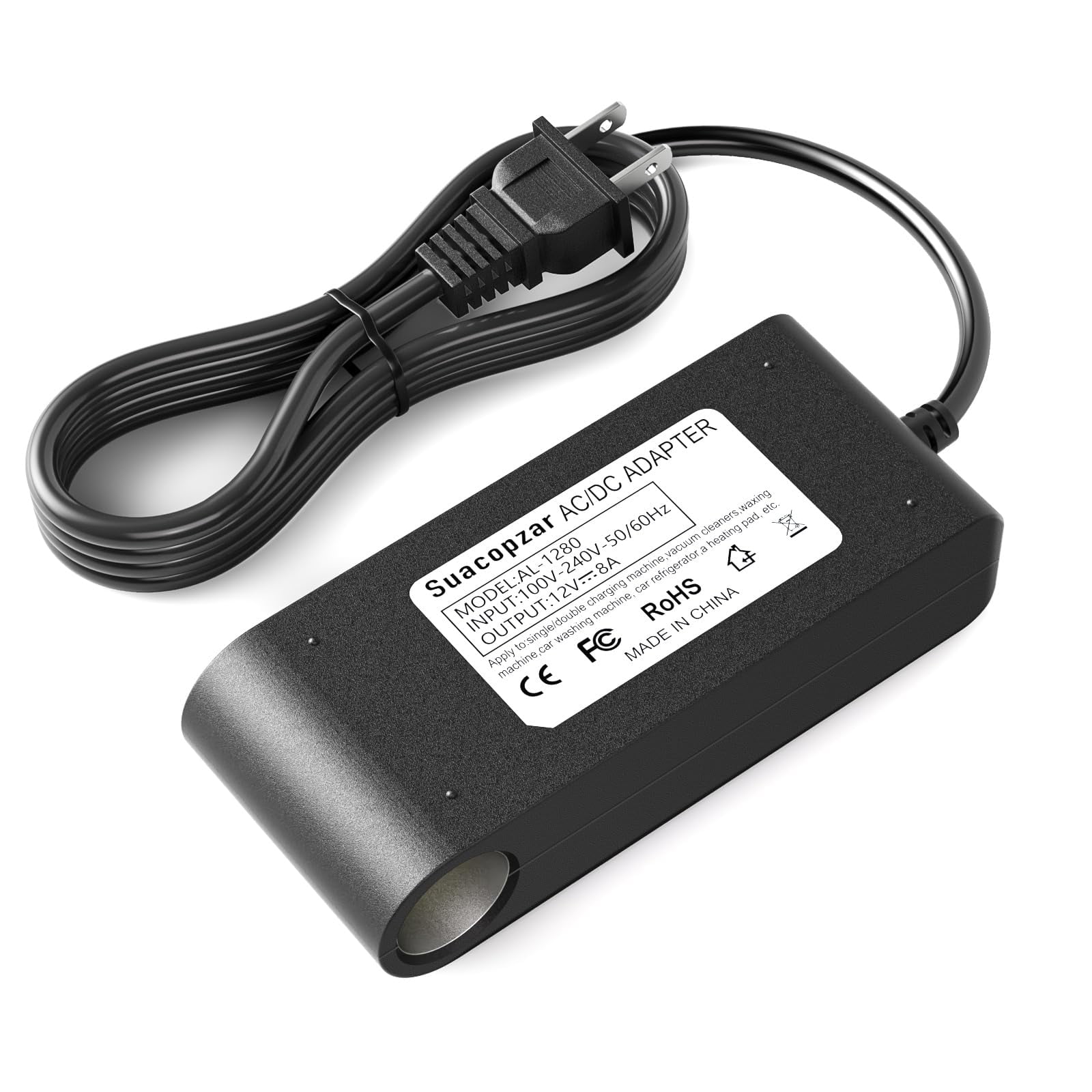 Ac To Dc Car Power Adapter Philippines Suacopzar 12V 8A 96W AC to DC Power Adapter, 110~240V AC to 12V DC Car