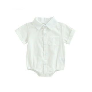 Baby Boys Button down Shirts in Baby Boys Tops White Walmart