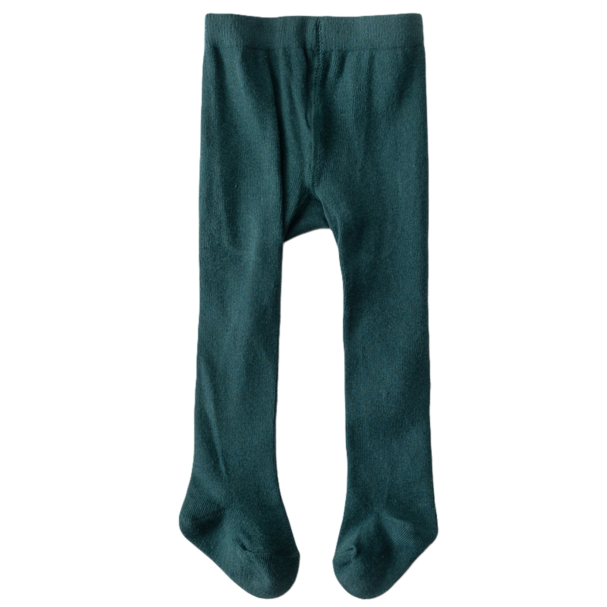 Suanret Toddler Baby Girls Pantyhose Elastic Waist Solid Color Stockings  Slim Fit Socks Tights Casual Leggings Dark Green 0-12 Months 