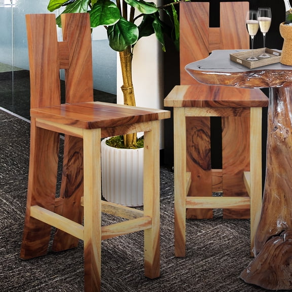 Suar Rio Negro Live Edge Counter Stool