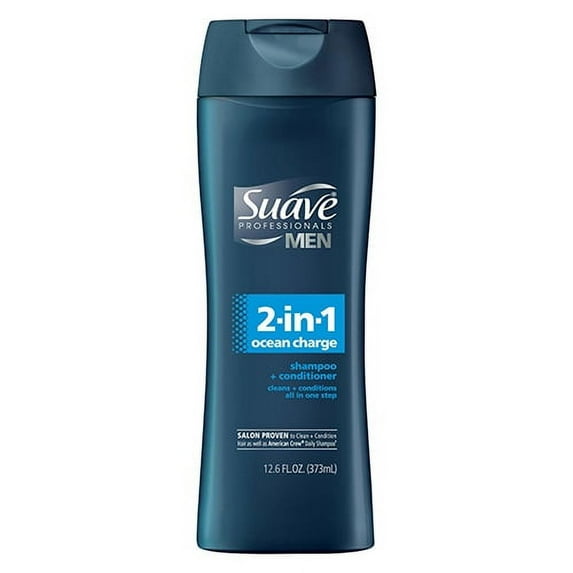 Suave 2 in One Shampoo + Conditioner: Ocean Charge, 12.6 Oz, 6 Pack