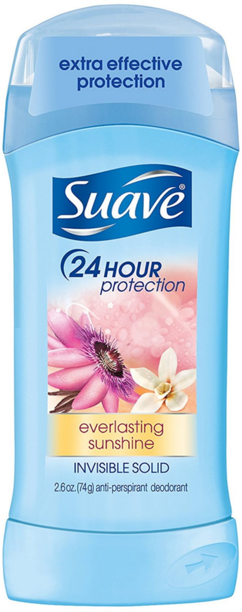 Suave 24HR Protection Antiperspirant & Deodorant Invisible Solid, Everlasting Sunshine 2.6 oz