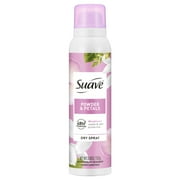 Suave Powder & Petals Dry Spray Antiperspirant Deodorant, 48HR Invisible Protection, 3.8 OZ