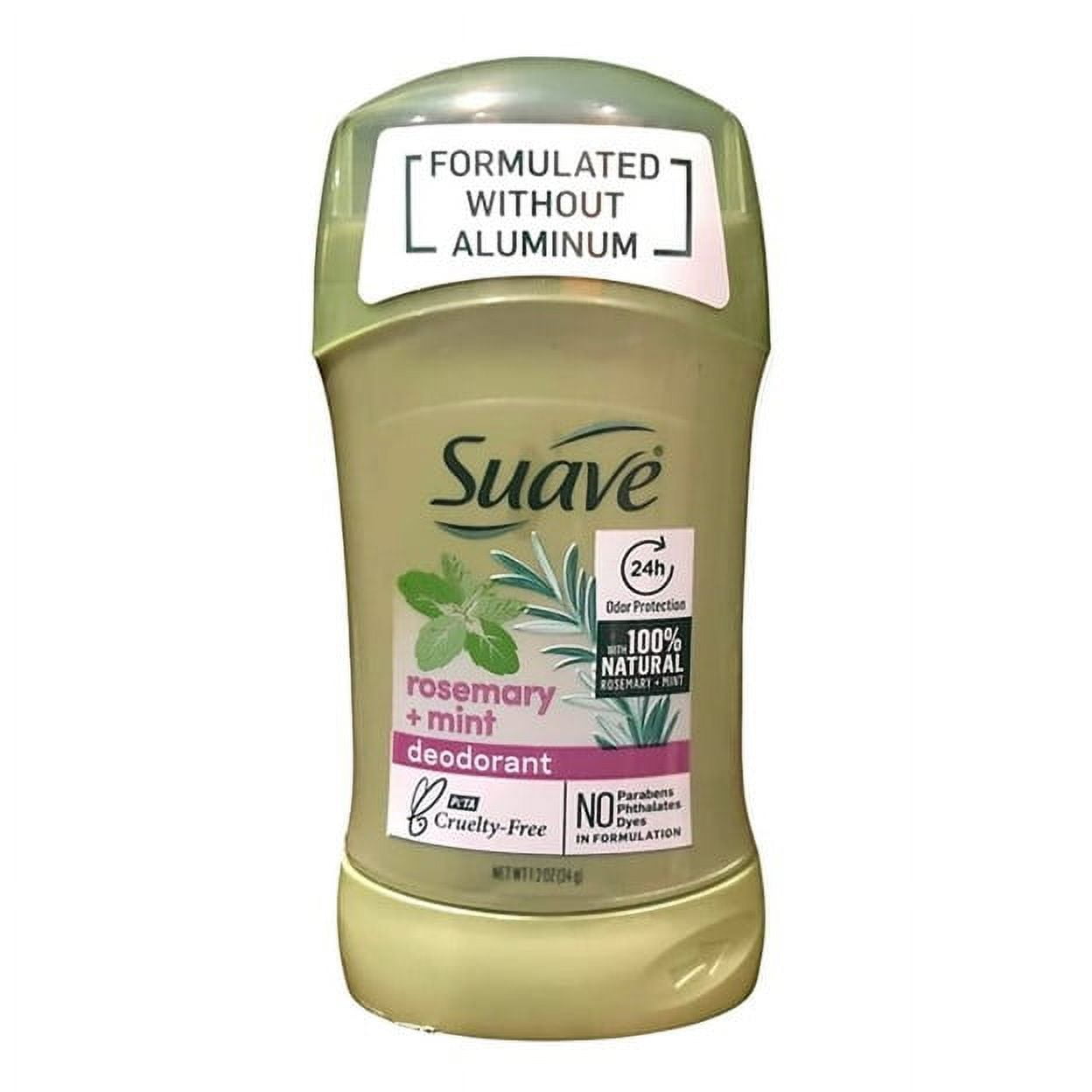 Suave AluminumFree 24hr Odor Protection Deodorant with Rosemary