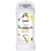Suave Aluminum-Free Deodorant for Women, Coconut & Vanilla, 2.6 Oz