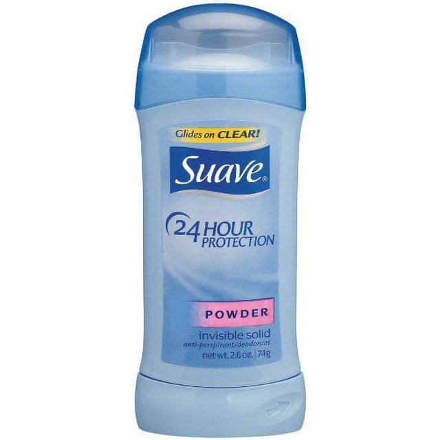 Suave Antiperspirant Deodorant, Powder 2.6 oz (Pack of 3)