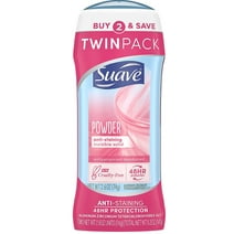 Suave Antiperspirant Deodorant, Powder, 2.6oz, 2 Pack