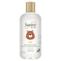 Suave Baby Moisturizing Baby Oil with Coconut Oil, Chamomile & Shea Butter, 100% Natural, 12 oz