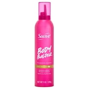 Suave Body Builder Volumizing Hair Mousse, Lightweight, Soft Hold, Fullness & Lift, 9 OZ