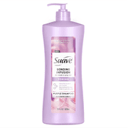 Suave Bonding Infusion Purple Toning Shampoo, Purple Shampoo for Blonde Hair, Color-Treated and Damaged Hair, 28 fl oz