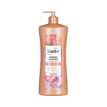 Suave Bonding Infusion Repairing Shampoo, with Bonding Complex, for Damaged Hair, 28oz Pump