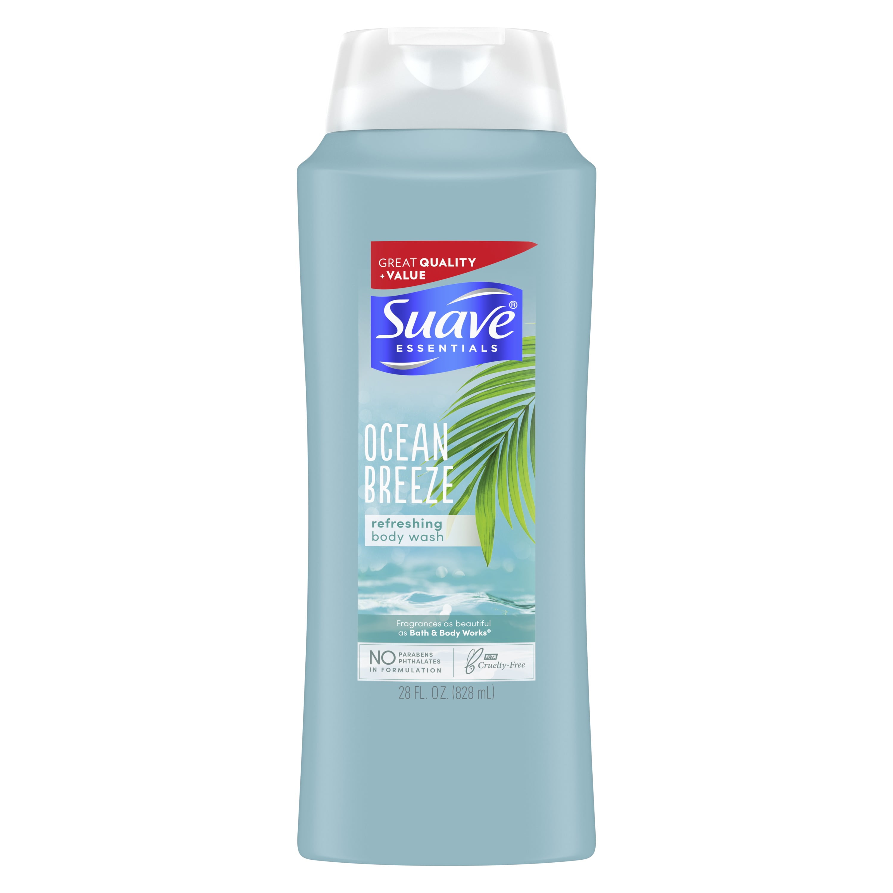 Suave Essentials Body Wash Ocean Breeze 28 oz