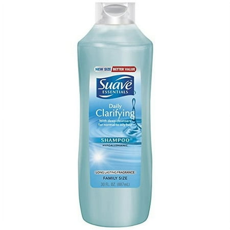 Suave Essentials Daily Clarifying Shampoo, 30 oz
