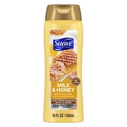 Suave Essentials Gentle Body Wash, Milk & Honey, 18 oz