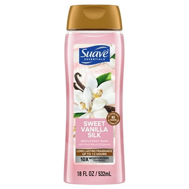 Suave Essentials Gentle Body Wash, Sweet Vanilla, 18 oz