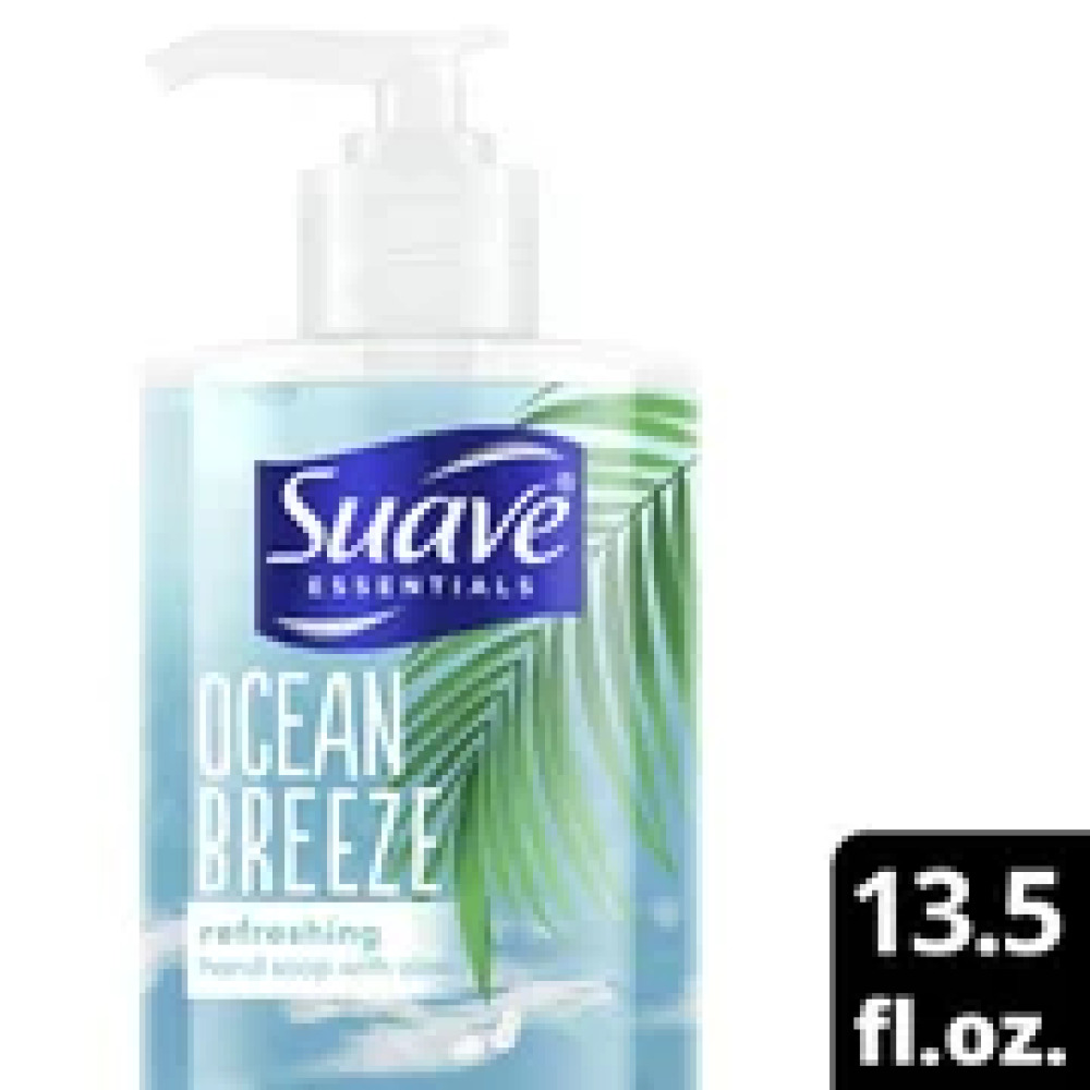 Suave Essentials Refreshing Liquid Hand Soap Ocean Breeze (Pack of 6