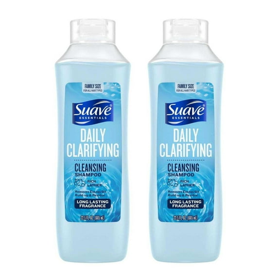 Suave Essentials Shampoo Daily Clarifying 22.5 Ounce (665ml) (Pack of 2)