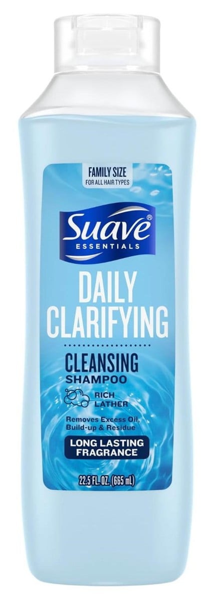 Suave Essentials Shampoo Daily Clarifying 22.5 Ounce (665ml) (Pack of 2)